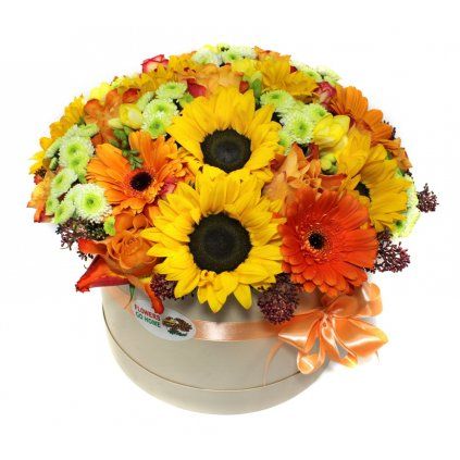 Oranžový flowerbox