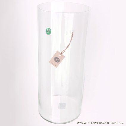 Skleněná váza 40 cm ECO GLASS