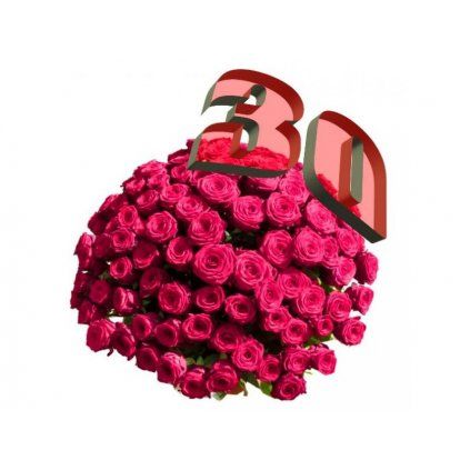 Červené růže k Valentýnu