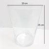 Skleněná váza konická kopie