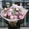 Pivoňky s gypsophilou